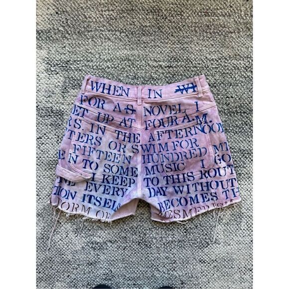 Brandy Melville John Galt High Waist Dyed Shorts - Picture 4 of 8